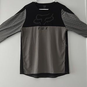 Gray and Black Fox Riding Jersey